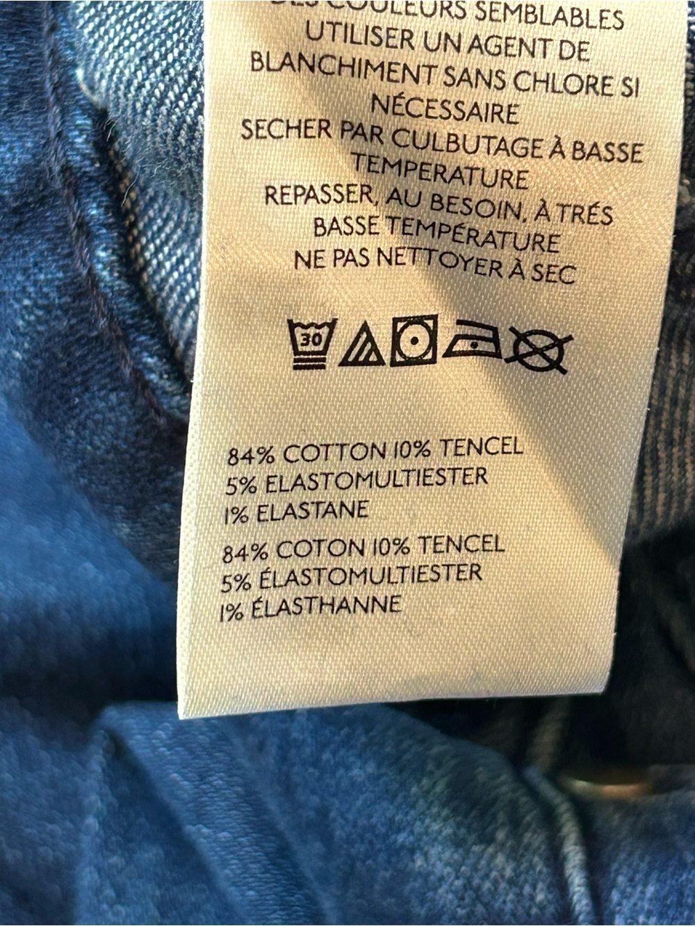 Pilcro Embellished Flare Leg Jeans - Dark Blue - Picture 8 of 8